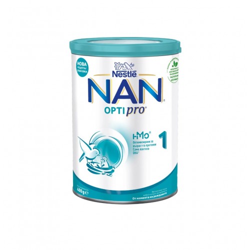 NESTLE NAN 1 OPTIPRO / НЕСТЛЕ НАН 1 ОПТИПРО АДАПТИРАНО МЛЯКО 400ГР NESTLE NAN 1 OPTIPRO / НЕСТЛЕ НАН 1 ОПТИПРО АДАПТИРАНО МЛЯКО 400ГР