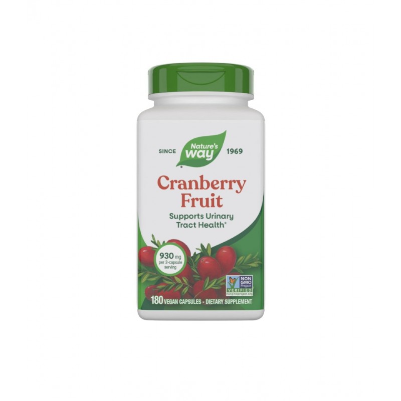 NATURE'S WAY CRANBERRY FRUIT / ЧЕРВЕНА БОРОВИНКА (ПЛОД) 465МГ КАПС. Х100
