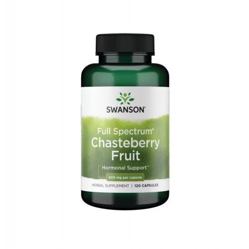 SWANSON CHASTEBERRY FRUIT / СУОНСЪН ПЛОДОВЕ ОТ АДАМОВО ДЪРВО КАПС. X120