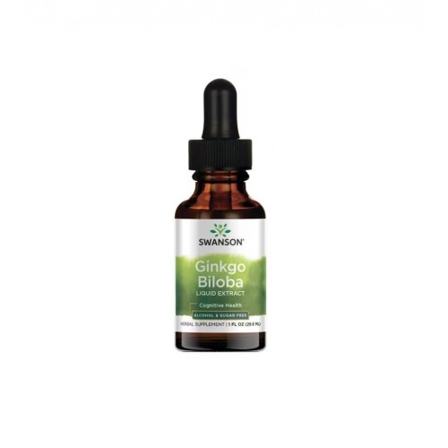 SWANSON GINKGO BILOBA LIQUID EXTRACT - ALCOHOL & SUGAR FREE / СУОНСЪН ТЕЧЕН ЕКСТРАКТ ОТ ГИНКО БИЛОБА - БЕЗ АЛКОХОЛ И ЗАХАР 29.6МЛ SWANSON GINKGO BILOBA LIQUID EXTRACT - ALCOHOL & SUGAR FREE / СУОНСЪН ТЕЧЕН ЕКСТРАКТ ОТ ГИНКО БИЛОБА - БЕЗ АЛКОХОЛ И ЗАХАР 29.6МЛ