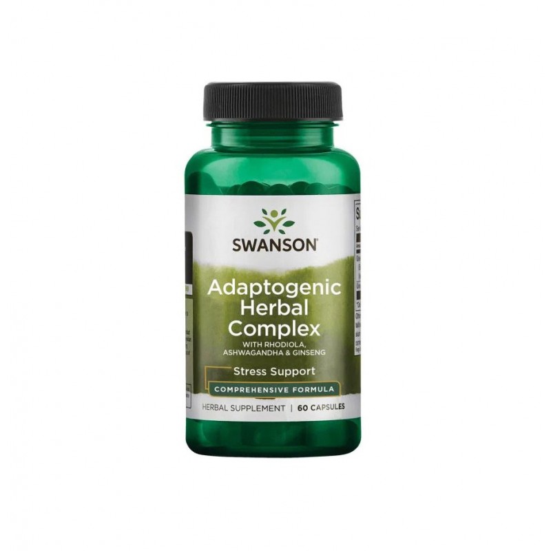 SWANSON RHODIOLA ASHWAGANDHA GINSENG COMPLEX / СУОНСЪН РОДИОЛА, АШВАГАНДА, ЖЕНШЕН КОМПЛЕКС КАПС. X60 SWANSON RHODIOLA ASHWAGANDHA GINSENG COMPLEX / СУОНСЪН РОДИОЛА, АШВАГАНДА, ЖЕНШЕН КОМПЛЕКС КАПС. X60