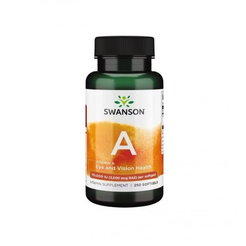 SWANSON VITAMIN A / СУОНСЪН ВИТАМИН А  СОФТ ГЕЛ КАПС. X250