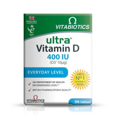 VITABIOTICS ВИТАБИОТИКС УЛТРА ВИТАМИН D3 400IU ТАБЛ. Х 96 VITABIOTICS ВИТАБИОТИКС УЛТРА ВИТАМИН D3 400IU ТАБЛ. Х 96