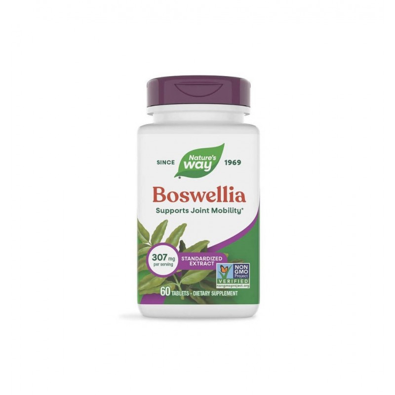 NATURE'S WAY PREMIUM EXTRACT BOSWELLIA / БОСВЕЛИЯ ПРЕМИУМ ЕКСТРАКТ 307МГ ТАБЛ. Х60