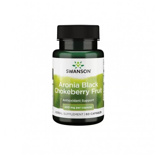 SWANSON ARONIA BLACK CHOKEBERRY FRUIT / СУОНСЪН ЧЕРНА АРОНИЯ ПЛОДОВЕ КАПС. X60