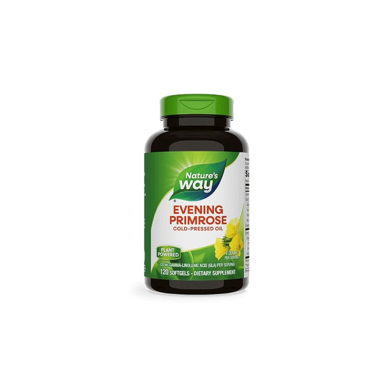 NATURE'S WAY EVENING PRIMROSE / ИГЛИКА МАСЛО 1300МГ СОФТГЕЛ КАПС. Х120