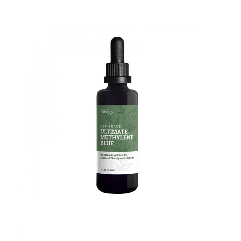 EARTH HARMONY USA ULTIMATE METHYLENE W NANO LIQUID GOLD / МЕТИЛЕНОВО СИНЬО КАПКИ 59.2МЛ