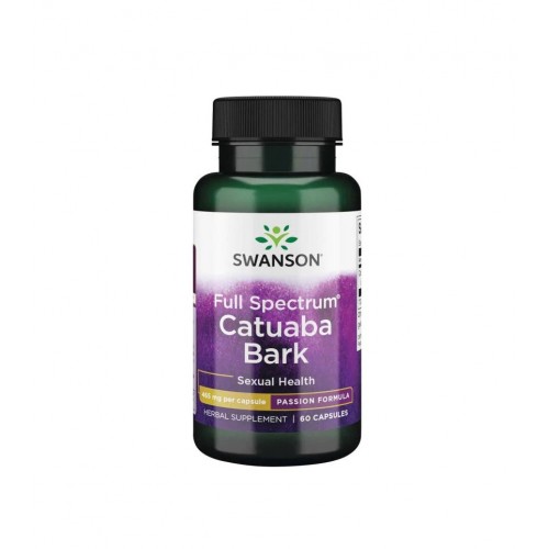 SWANSON CATUABA BARK / СУОНСЪН КОРА ОТ КАТУАБА ПЪЛЕН СПЕКТЪР КАПС. X60