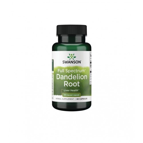 SWANSON DANDELION ROOT / СУОНСЪН КОРЕН ОТ ГЛУХАРЧЕ КАПС. X60