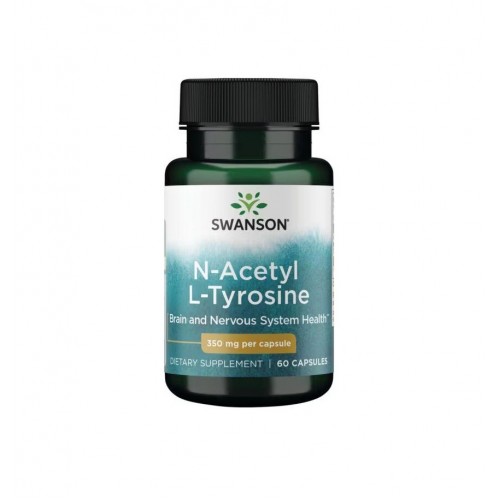 SWANSON N-ACETYL L-TYROSINE / СУОНСЪН Н-АЦЕТИЛ Л-ТИРОЗИН КАПС. X60 SWANSON N-ACETYL L-TYROSINE / СУОНСЪН Н-АЦЕТИЛ Л-ТИРОЗИН КАПС. X60