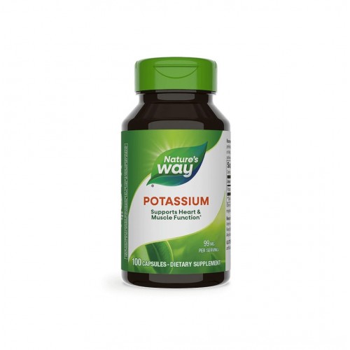 NATURE'S WAY POTASSIUM / КАЛИЙ 99МГ КАПС. Х100 NATURE'S WAY POTASSIUM / КАЛИЙ 99МГ КАПС. Х100