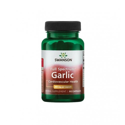 SWANSON FULL SPECTRUM GARLIC (CLOVES) / СУОНСЪН ПЪЛЕН СПЕКТЪР ЧЕСЪН КАПС. X60