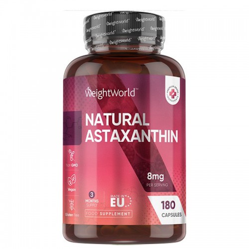 WEIGHT WOLRD / NATURAL ASTAXANTHIN / АСТАКСАНТИН (ОТ МИКРОВОДОРАСЛИ) КАПС. X180