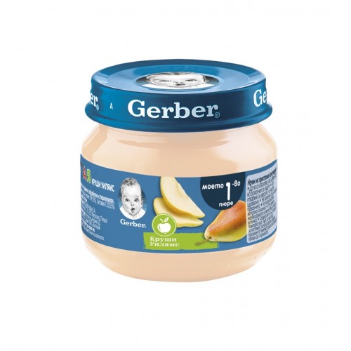 NESTLE GERBER PEARS PUREE / НЕСТЛЕ ГЕРБЕР ПЮРЕ ОТ КРУШИ 80ГР NESTLE GERBER PEARS PUREE / НЕСТЛЕ ГЕРБЕР ПЮРЕ ОТ КРУШИ 80ГР