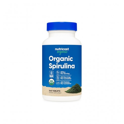 NUTRICOST ORGANIC SPIRULINA / СПИРУЛИНА ОРГАНИК ТАБЛ. Х240 NUTRICOST ORGANIC SPIRULINA / СПИРУЛИНА ОРГАНИК ТАБЛ. Х240