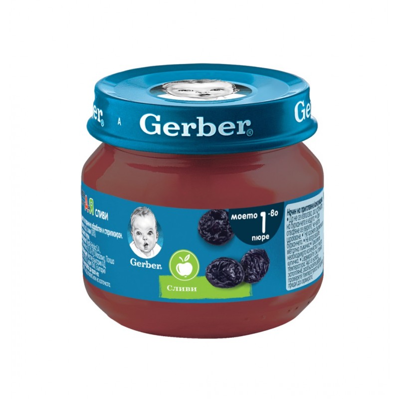 NESTLE GERBER PLUM PUREE / НЕСТЛЕ ГЕРБЕР ПЮРЕ ОТ СЛИВИ 80ГР NESTLE GERBER PLUM PUREE / НЕСТЛЕ ГЕРБЕР ПЮРЕ ОТ СЛИВИ 80ГР