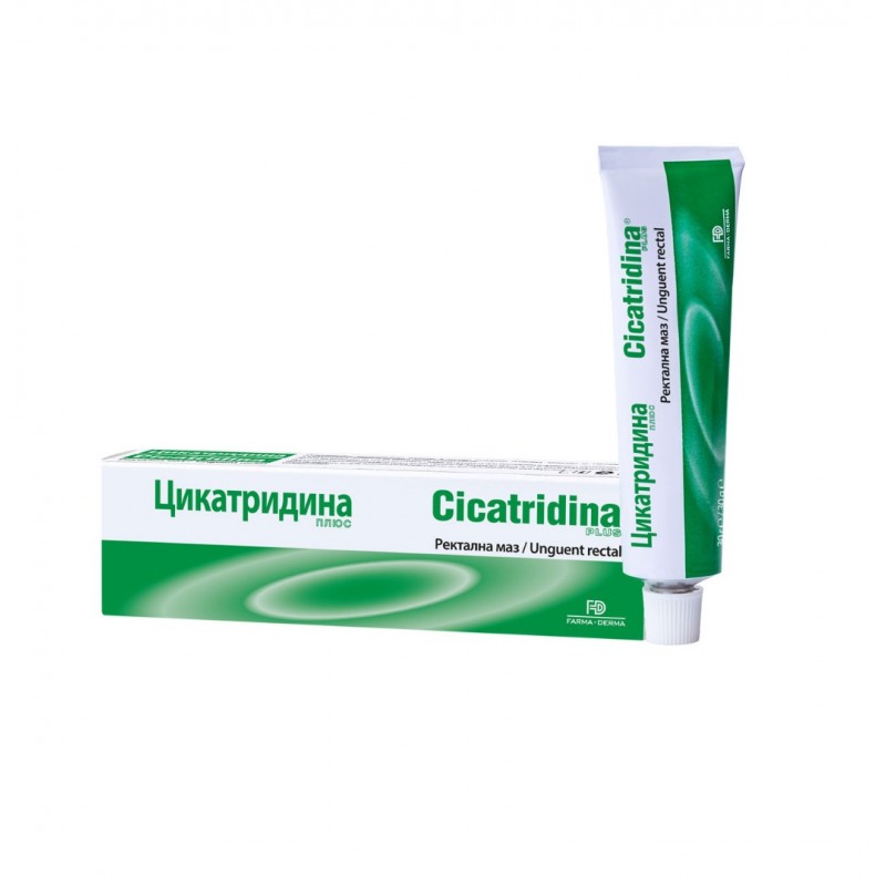 NATURPHARMA CICATRIDINA PLUS / ЦИКАТРИДИНА ПЛЮС РЕКТАЛНА МАЗ ПРИ ХЕМОРОИДИ И ФИСУРИ 30 ГР
