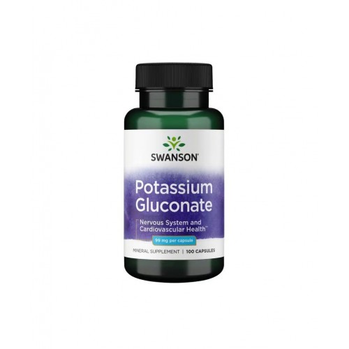 SWANSON POTASSIUM GLUCONATE / СУОНСЪН КАЛИЕВ ГЛЮКОНАТ 99 МГ КАПС. X 100 SWANSON POTASSIUM GLUCONATE / СУОНСЪН КАЛИЕВ ГЛЮКОНАТ 99 МГ КАПС. X 100