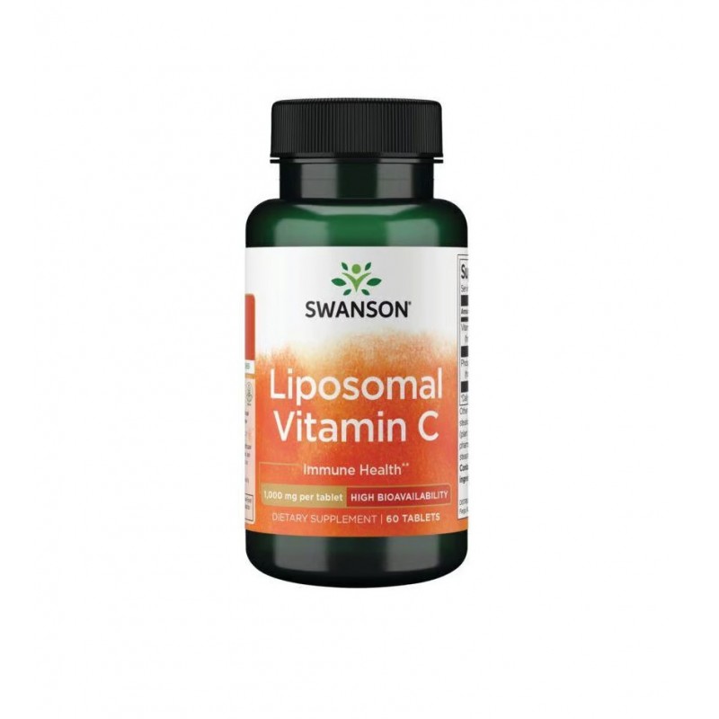 SWANSON LIPOSOMAL VITAMIN C - HIGH BIOAVAILABILITY / СУОНСЪН ЛИПОЗОМЕН ВИТАМИН C ВИСОКА БИОНАЛИЧНОСТ 1000 МГ ТАБЛ. X 60 SWANSON LIPOSOMAL VITAMIN C - HIGH BIOAVAILABILITY / СУОНСЪН ЛИПОЗОМЕН ВИТАМИН C ВИСОКА БИОНАЛИЧНОСТ 1000 МГ ТАБЛ. X 60