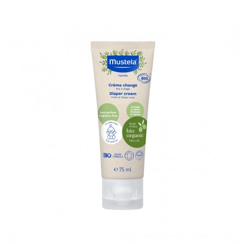 MUSTELA ORGANIC DIEPER CREAM / МУСТЕЛА ОРГАНИК КРЕМ ПРОТИВ ПОДСИЧАНЕ 75МЛ