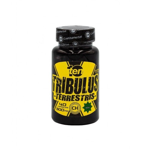 CVETITA HERBAL TRIBULUS TERRESTRIS / ЕКСТРАКТ ОТ БАБИНИ ЗЪБИ 300МГ КАПС. X40 CVETITA HERBAL TRIBULUS TERRESTRIS / ЕКСТРАКТ ОТ БАБИНИ ЗЪБИ 300МГ КАПС. X40