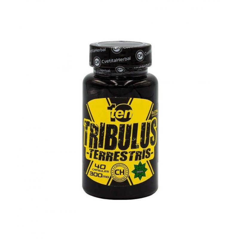 CVETITA HERBAL TRIBULUS TERRESTRIS / ЕКСТРАКТ ОТ БАБИНИ ЗЪБИ 300МГ КАПС. X40