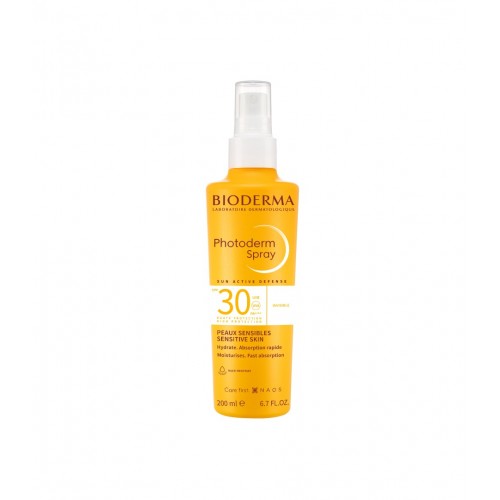 BIODERMA PHOTODERM SPRAY SPF30 / БИОДЕРМА ФОТОДЕРМ СЛЪНЦЕЗАЩИТЕН СПРЕЙ SPF30 200МЛ