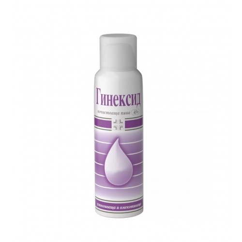 NATURPHARMA GINEXID CLEANSING FOAM 45+ / ГИНЕКСИД 45 + ПОЧИСТВАЩА ПЯНА PH6 150 МЛ