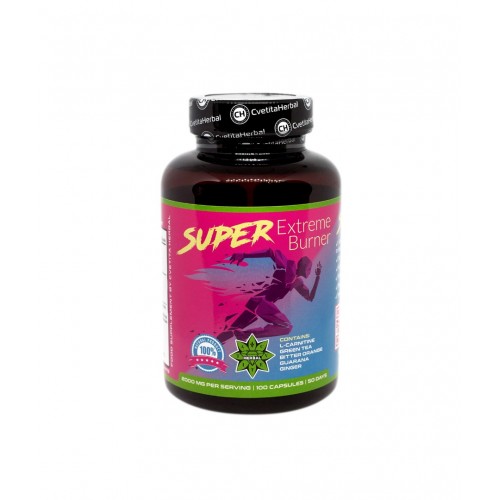 CVETITA HERBAL SUPER EXTREME BURNER / СУПЕР ЕКСТРИЙМ БЪРНЪР 1000МГ КАПС. X100 CVETITA HERBAL SUPER EXTREME BURNER / СУПЕР ЕКСТРИЙМ БЪРНЪР 1000МГ КАПС. X100
