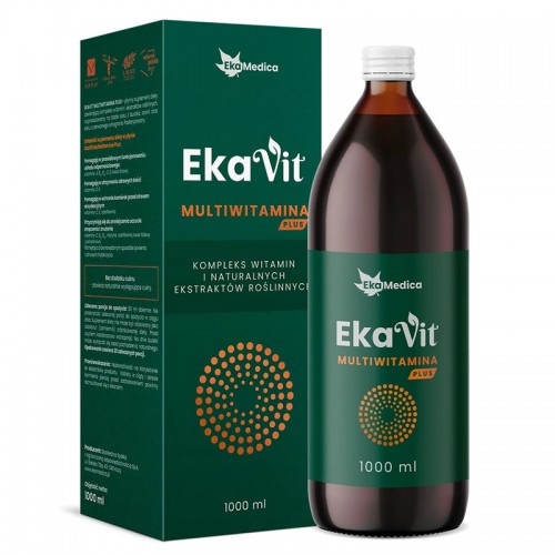 EKAMEDICA EKAVIT MULTIWITAMINA PLUS / МУЛТИВИТАМИНИ ПЛЮС 1Л EKAMEDICA EKAVIT MULTIWITAMINA PLUS / МУЛТИВИТАМИНИ ПЛЮС 1Л