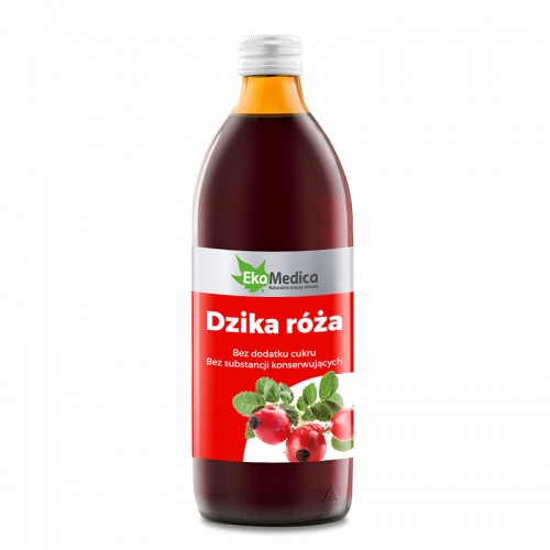 EKAMEDICA DZIKA ROZA / СОК ОТ ШИПКА С КАМУ-КАМУ И НАТУРАЛЕН ВИТАМИН C 500МЛ EKAMEDICA DZIKA ROZA / СОК ОТ ШИПКА С КАМУ-КАМУ И НАТУРАЛЕН ВИТАМИН C 500МЛ