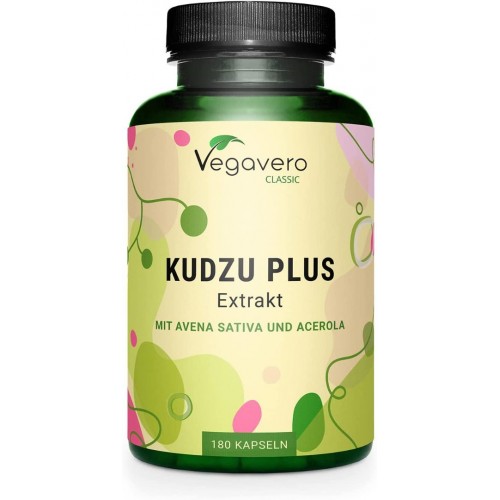 VEGAVERO KUDZU PLUS EXTRAKT / КУДЗУ ЕКСТРАКТ С ОВЕС И АЦЕРОЛА КАПС. Х180