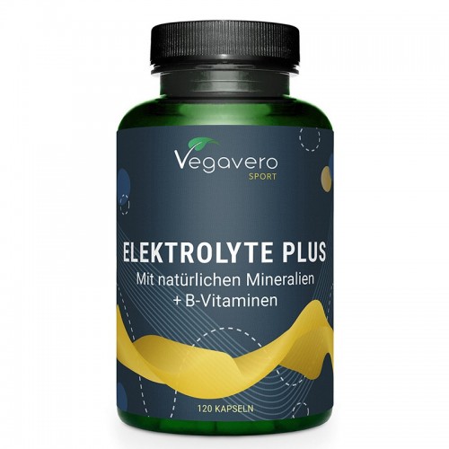 VEGAVERO ELECTROLYTE PLUS MIT NATURLICHEN MINERALIEN + B-VITAMINEN / ЕЛЕКТРОЛИТИ + НАТУРАЛНИ МИНЕРАЛИ И ВИТАМИНИ B КАПС. Х120 VEGAVERO ELECTROLYTE PLUS MIT NATURLICHEN MINERALIEN + B-VITAMINEN / ЕЛЕКТРОЛИТИ + НАТУРАЛНИ МИНЕРАЛИ И ВИТАМИНИ B КАПС. Х120
