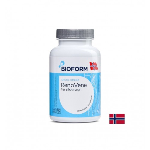 BIOFORM RENO VENE / ФОРМУЛА С ХЕРИНГА И ВОДОРАСЛИ КОНТРОЛ НА ХОЛЕСТЕРОЛА И СЪРДЕЧНО ЗДРАВЕ 500 МГ ЗА 3 МЕСЕЦА ПРИЕМ КАПС. X 180 BIOFORM RENO VENE / ФОРМУЛА С ХЕРИНГА И ВОДОРАСЛИ КОНТРОЛ НА ХОЛЕСТЕРОЛА И СЪРДЕЧНО ЗДРАВЕ 500 МГ ЗА 3 МЕСЕЦА ПРИЕМ КАПС. X 180