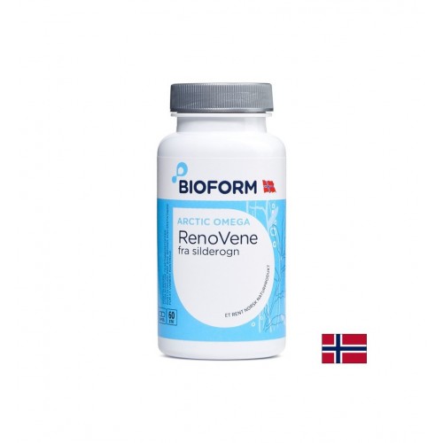 BIOFORM RENO VENE / ФОРМУЛА С ХЕРИНГА И ВОДОРАСЛИ КОНТРОЛ НА ХОЛЕСТЕРОЛА И СЪРДЕЧНО ЗДРАВЕ 500 МГ КАПС. X 60 BIOFORM RENO VENE / ФОРМУЛА С ХЕРИНГА И ВОДОРАСЛИ КОНТРОЛ НА ХОЛЕСТЕРОЛА И СЪРДЕЧНО ЗДРАВЕ 500 МГ КАПС. X 60