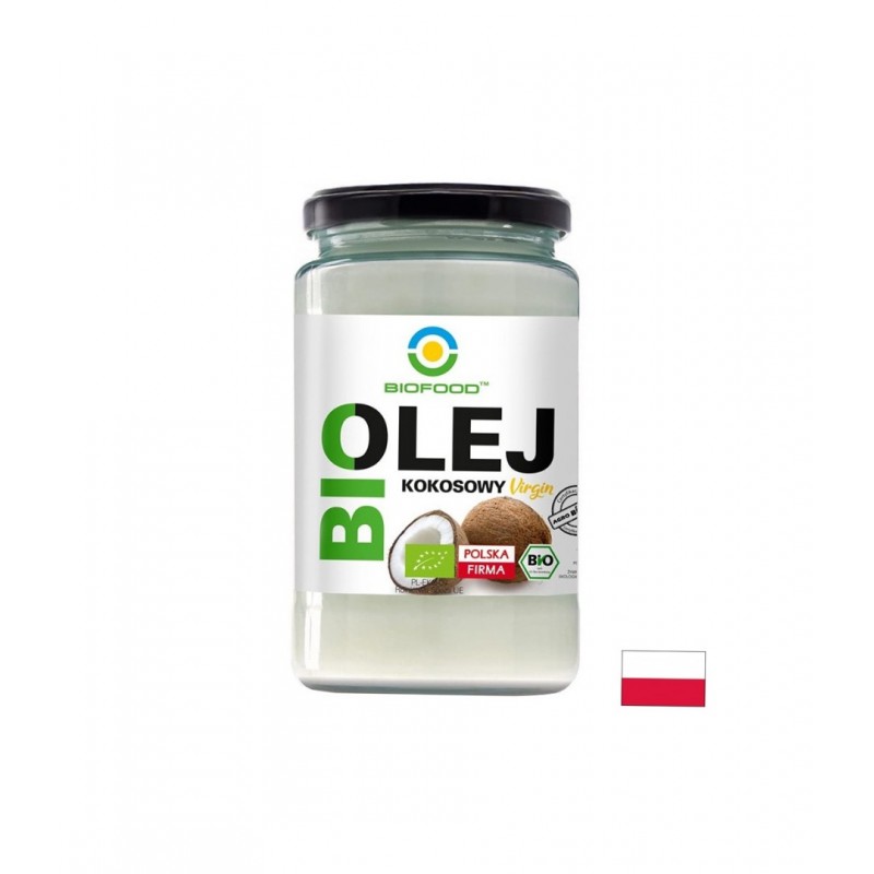 BIOFOOD OLEJ KOKOSOWY VIRGIN BIO / / БИО КОКОСОВО МАСЛО СТУДЕНО ПРЕСОВАНО 670 МЛ