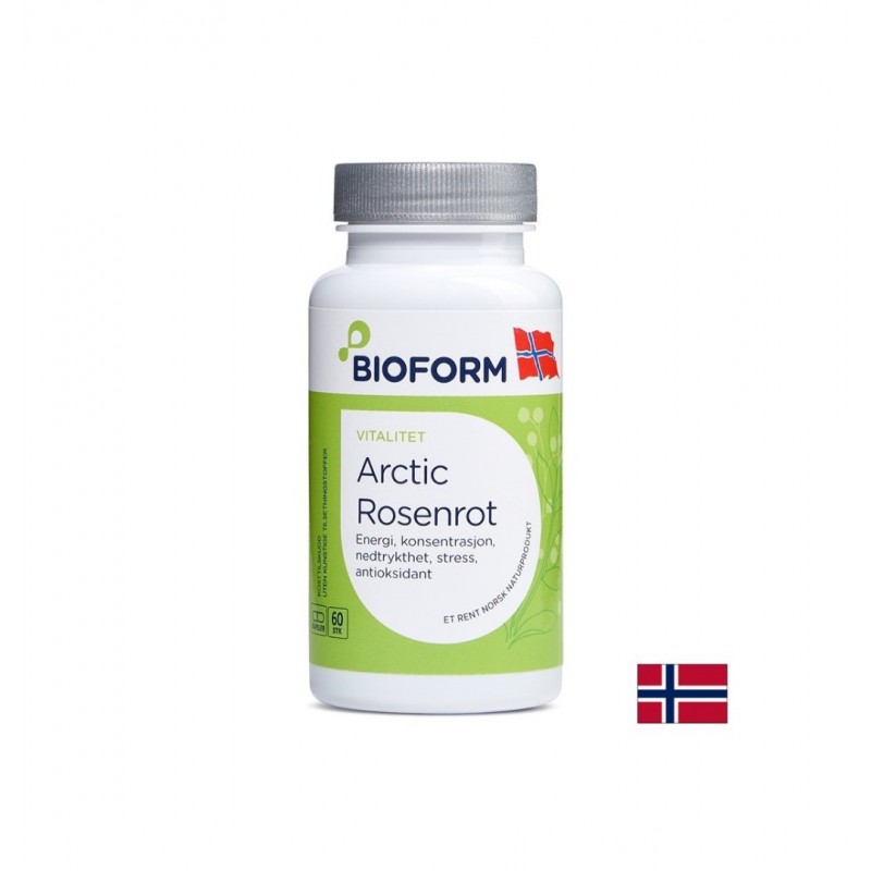 BIOFORM ARCTIC ROSENROT / ЗЛАТЕН КОРЕН СТРЕС И ДОБРО НАСТРОЕНИЕ 500 МГ КАПС. X 60