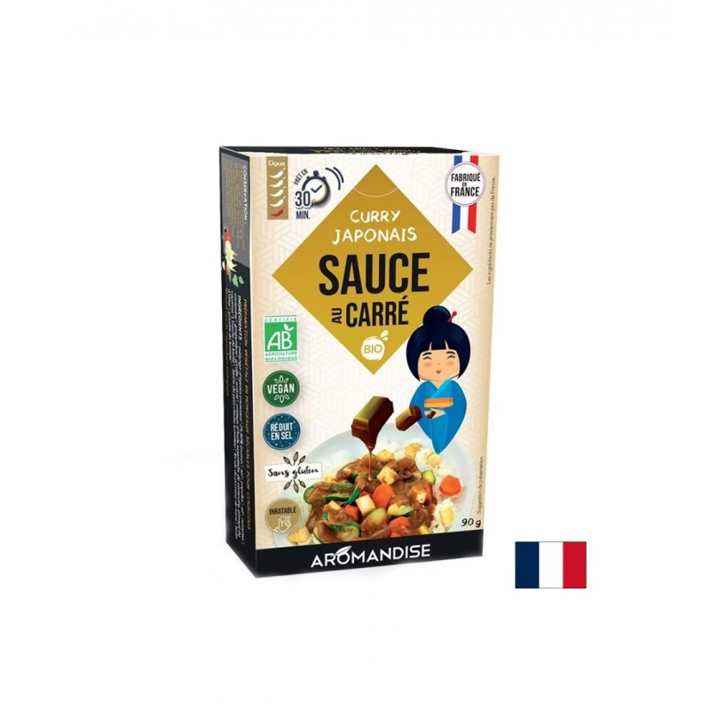 AROMANDISE SAUCE AU CARRÉ CURRY JAPONAIS / АРОМАНДИСЕ ЯПОНСКИ КЪРИ СОС (БУЛЬОН, КУБЧЕТА) 90 ГР