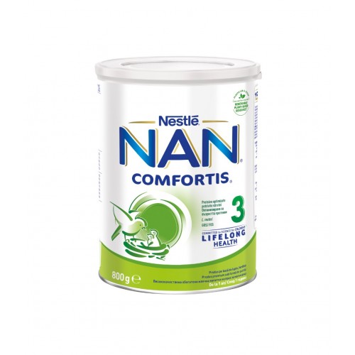 NESTLE NAN 3 COMFORTIS / НЕСТЛЕ НАН 3 КОМФОРТИС АДАПТИРАНО МЛЯКО 800ГР NESTLE NAN 3 COMFORTIS / НЕСТЛЕ НАН 3 КОМФОРТИС АДАПТИРАНО МЛЯКО 800ГР