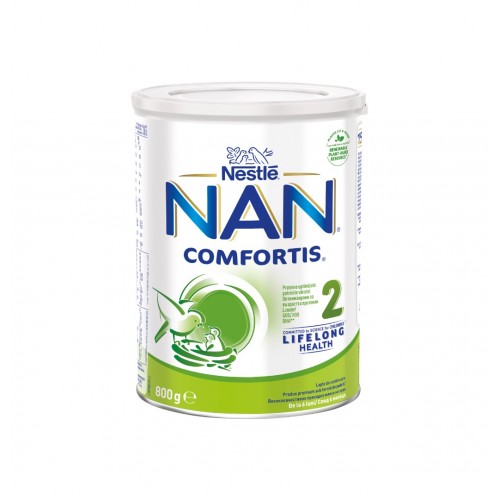 NESTLE NAN 2 COMFORTIS / НЕСТЛЕ НАН 2 КОМФОРТИС АДАПТИРАНО МЛЯКО 800ГР NESTLE NAN 2 COMFORTIS / НЕСТЛЕ НАН 2 КОМФОРТИС АДАПТИРАНО МЛЯКО 800ГР