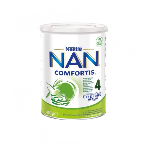 NESTLE NAN 4 COMFORTIS / НЕСТЛЕ НАН 4 КОМФОРТИС АДАПТИРАНО МЛЯКО 800ГР NESTLE NAN 4 COMFORTIS / НЕСТЛЕ НАН 4 КОМФОРТИС АДАПТИРАНО МЛЯКО 800ГР