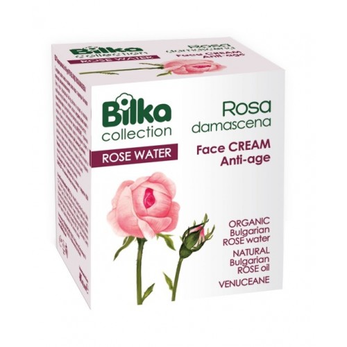 BILKA COLLECTION / ROSA DAMASCENA / ПОДМЛАДЯВАЩ КРЕМ ЗА ЛИЦЕ 40МЛ