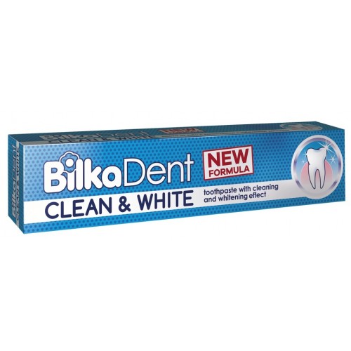 BILKA DENT / CLEAN & WHITE / ПАСТА ЗА ЗЪБИ 75МЛ