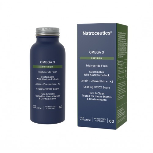 NATROCEUTICS OMEGA 3 / НАТРОЦЕВТИКА ОМЕГА 3 ФОРТЕ ( + АСТАКСАНТИН + ЛУТЕИН + К2) КАПС. X60