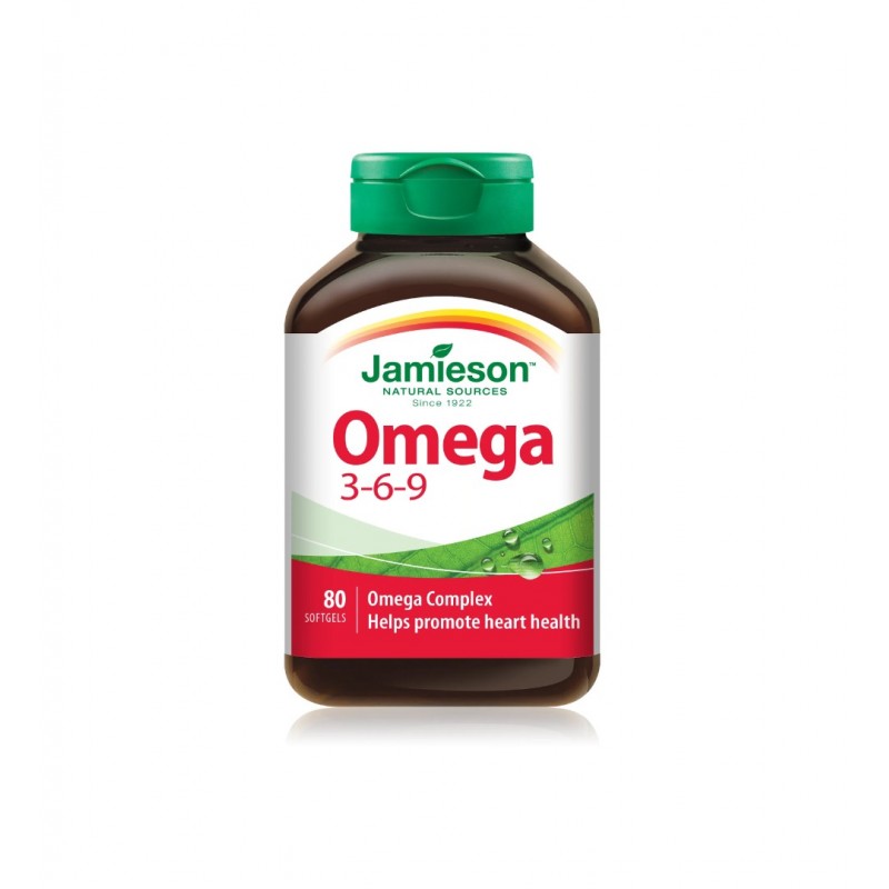 JAMIESON OMEGA 3-6-9 / ДЖЕЙМИСЪН ОМЕГА БИОКОМПЛЕКС 3-6-9 КАПС. X80 JAMIESON OMEGA 3-6-9 / ДЖЕЙМИСЪН ОМЕГА БИОКОМПЛЕКС 3-6-9 КАПС. X80