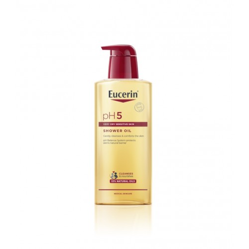 EUCERIN PH5 SHOWER OIL / ЕУСЕРИН ПХ5 ДУШ-ОЛИО ЗА ЧУВСТВИТЕЛНА КОЖА 400 МЛ