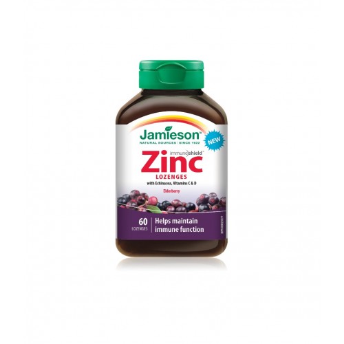 JAMIESON ZINC WITH ECHINACEA, VITAMINS C & D / ДЖЕЙМИСЪН ЦИНК С ЕХИНАЦЕЯ, ВИТАМИН C И D, С ВКУС НА БЪЗ 10МГ СМУЧЕЩИ ТАБЛ. X60 JAMIESON ZINC WITH ECHINACEA, VITAMINS C & D / ДЖЕЙМИСЪН ЦИНК С ЕХИНАЦЕЯ, ВИТАМИН C И D, С ВКУС НА БЪЗ 10МГ СМУЧЕЩИ ТАБЛ. X60