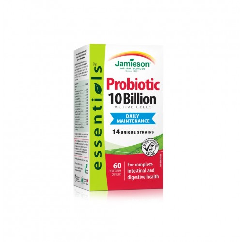 JAMIESON PROBIOTIC 10 BILLION ACTIVE CELLS / ДЖЕЙМИСЪН ПРОБИОТИК 10 КАПС. X 60 JAMIESON PROBIOTIC 10 BILLION ACTIVE CELLS / ДЖЕЙМИСЪН ПРОБИОТИК 10 КАПС. X 60