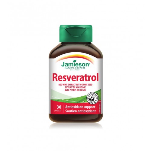 JAMIESON RESVERATROL / ДЖЕЙМИСЪН РЕСВЕРАТРОЛ КАПС. X30