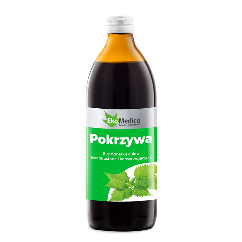 EKAMEDICA POKRZYWA / СОК ОТ КОПРИВА С ДИУРЕТИЧЕН И АНТИАНЕМИЧЕН ЕФЕКТ 500МЛ